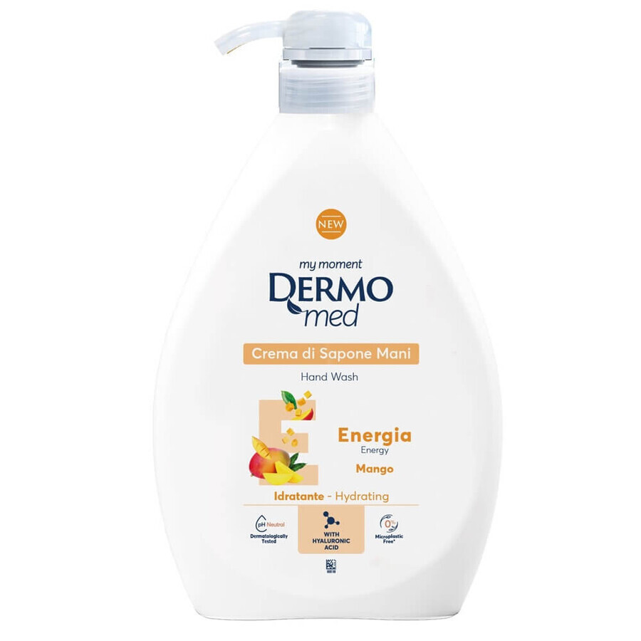 Sapone liquido per le mani con Mango Energia, 1000 ml, Dermomed