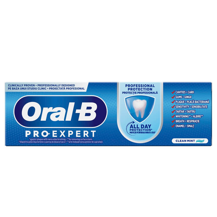 Dentifrice Pro Expert Professional Protection, 75 ml, Oral-B