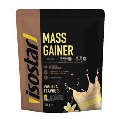 Proteine in polvere Mass Gainer al gusto di vaniglia, 700 g, Isostar