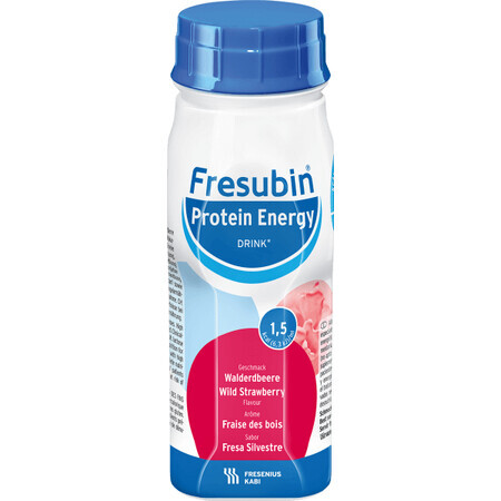 Bevanda energetica Protein Energy gusto fragola Fresubin, 4x200 ml, Fresenius Kabi