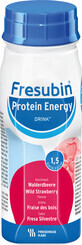 Fresubin Protein Energy al gusto di fragola di bosco, 4 x 200 ml, Fresenius Kabi