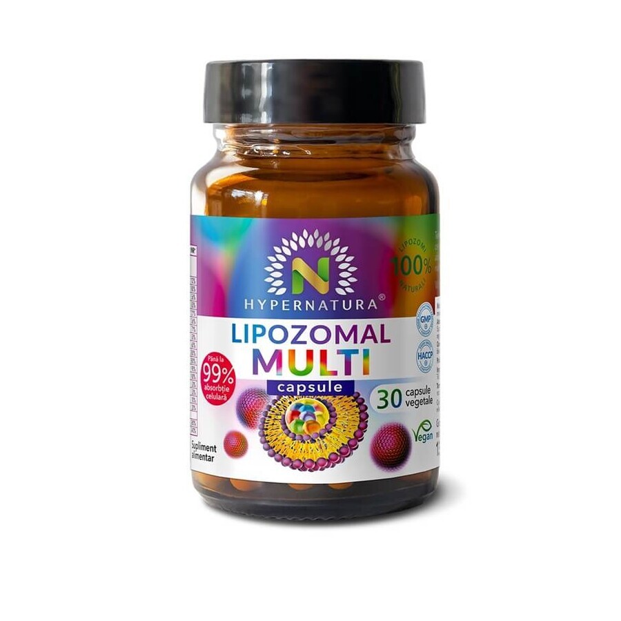 Lipozomal Multi Vitamin, 30 vegetarian capsules, Hypernatura