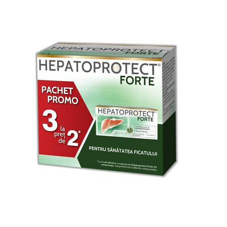 Hepatoprotect forte confezione 2+1, 3x30 compresse, Biofarm