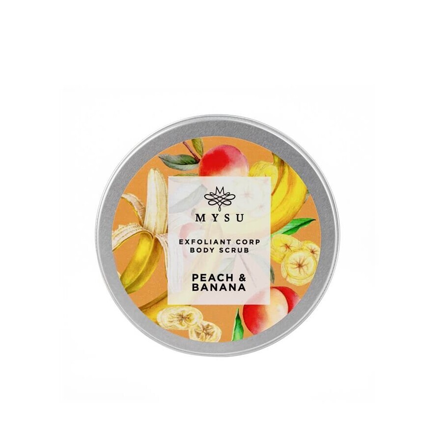 Peach & Banana Body Scrub, 185 ml, Mysu