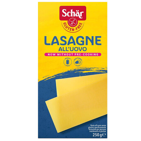 Sfoglie per lasagne senza glutine, 250 g, Schar