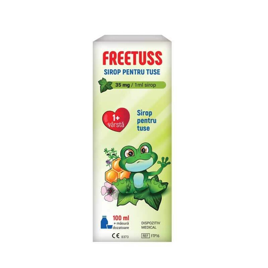 Sciroppo per la tosse dei bambini Freetuss, 100 ml, Vedra