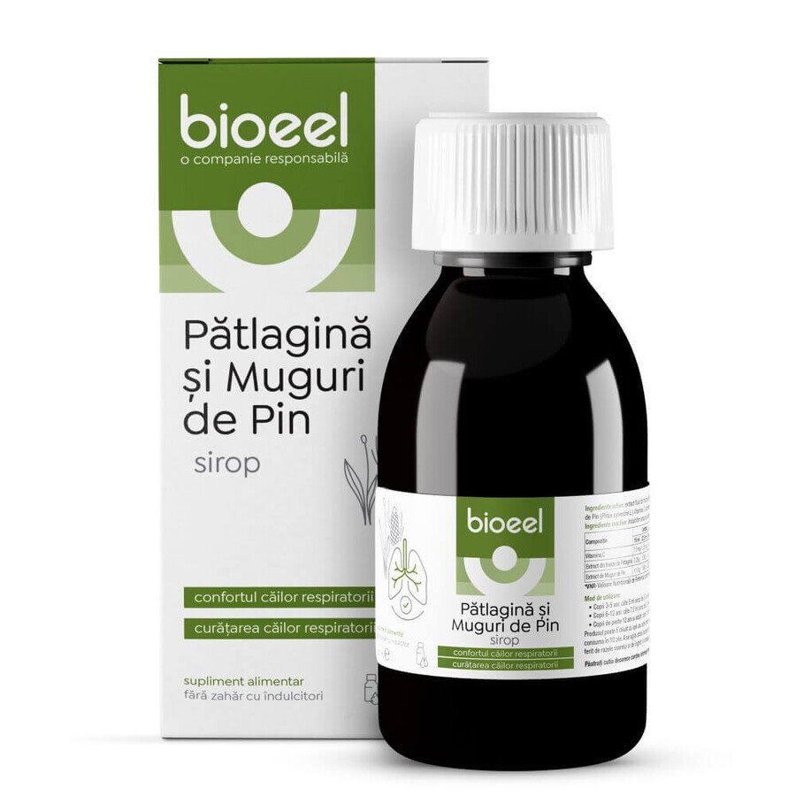 Sciroppo di Patlagina e gemme di pino, 120 ml, Bioeel