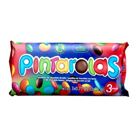 Caramelle Pintarolas al cioccolato al latte, 3x22 g, Imperial