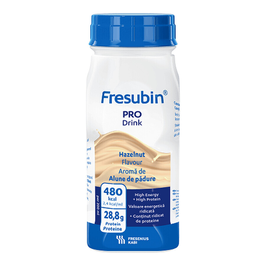 Fresubin Pro Drink Hazelnut 200ml x 4fl Fresenius Kabi