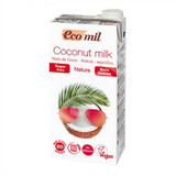 Organic unsweetened coconut vegetable drink, 1 L, Ecomil