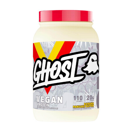 Ghost Vegan Protein, Pastella per pancake alla banana aromatizzata con proteine vegetali, 896 G