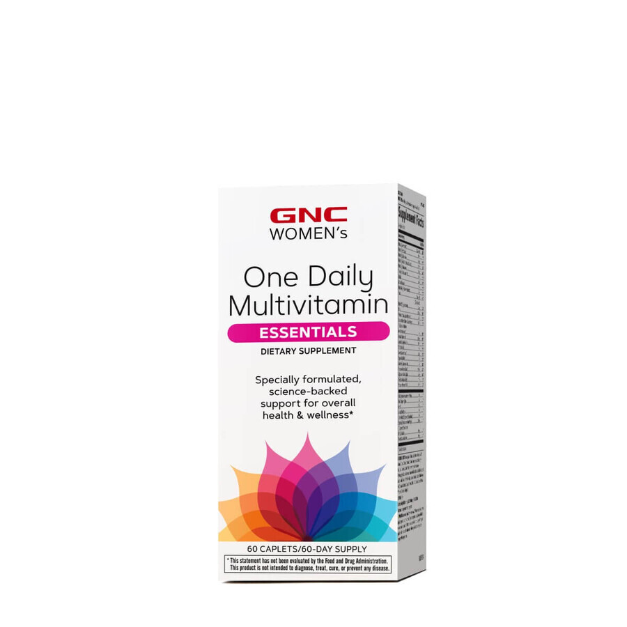 Gnc Women's One Daily Multivitamin Essentials, Multivitamin-Komplex für Frauen, 60 Tb