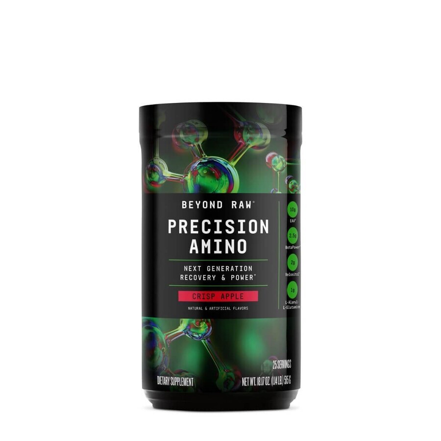 Gnc Beyond Raw Precision Precision Amino, Aminoacidi al gusto di mela, 515 G