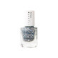 Glitter Silver Dreamer, Inuwet mini, smalto per unghie per bambini a base d&#39;acqua aromatizzato alla vaniglia, 5 ml