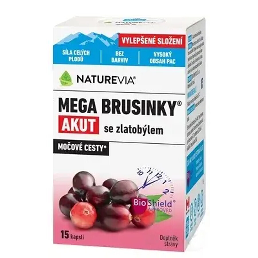 SWISS NATUREVIA MEGA CRANBERRY MEGA CRANBERRY ACUT MET GULDENROEDE