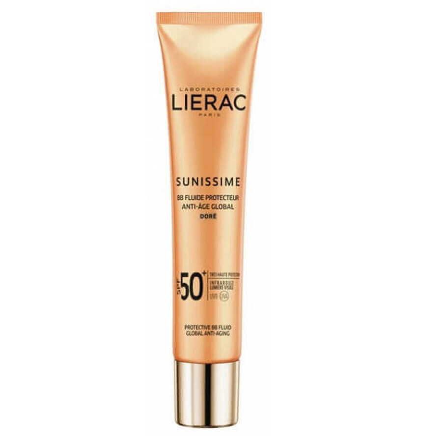 Lierac Sunissime - BB Cream Protezione Solare SPF50+ Antiete Globale Dore, 40ml