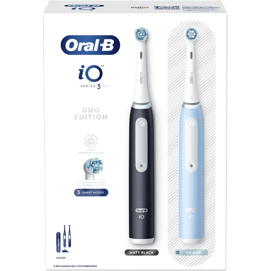 Oral B EK Duo iO iO Serie 3 nero e blu