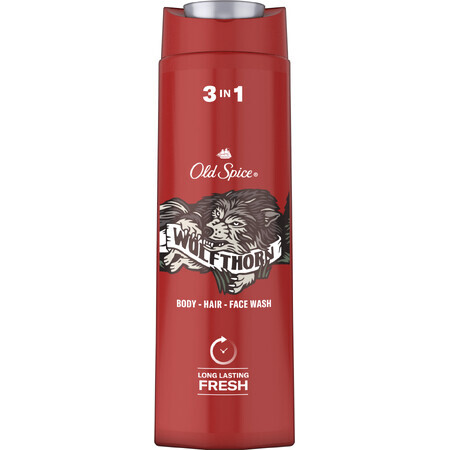 Old Spice WolfThorn Gel doccia 3in1 al gusto di agrumi tropicali 400 ml