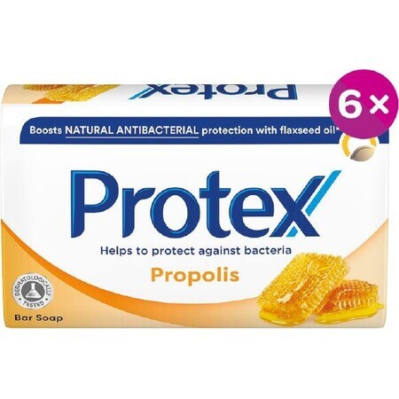 Protex Sapone solido alla propoli con protezione antibatterica naturale 6 x 90 g