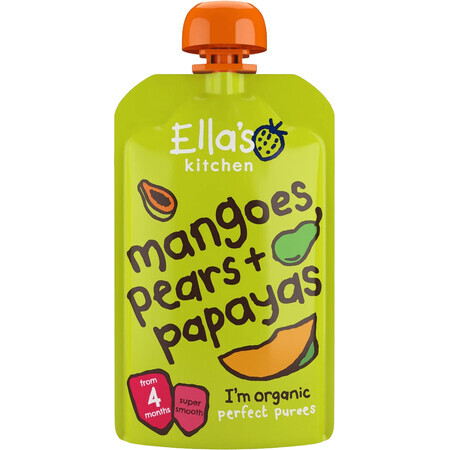 Ella's Kitchen Organic Mango, Pear and Papaya 120 g