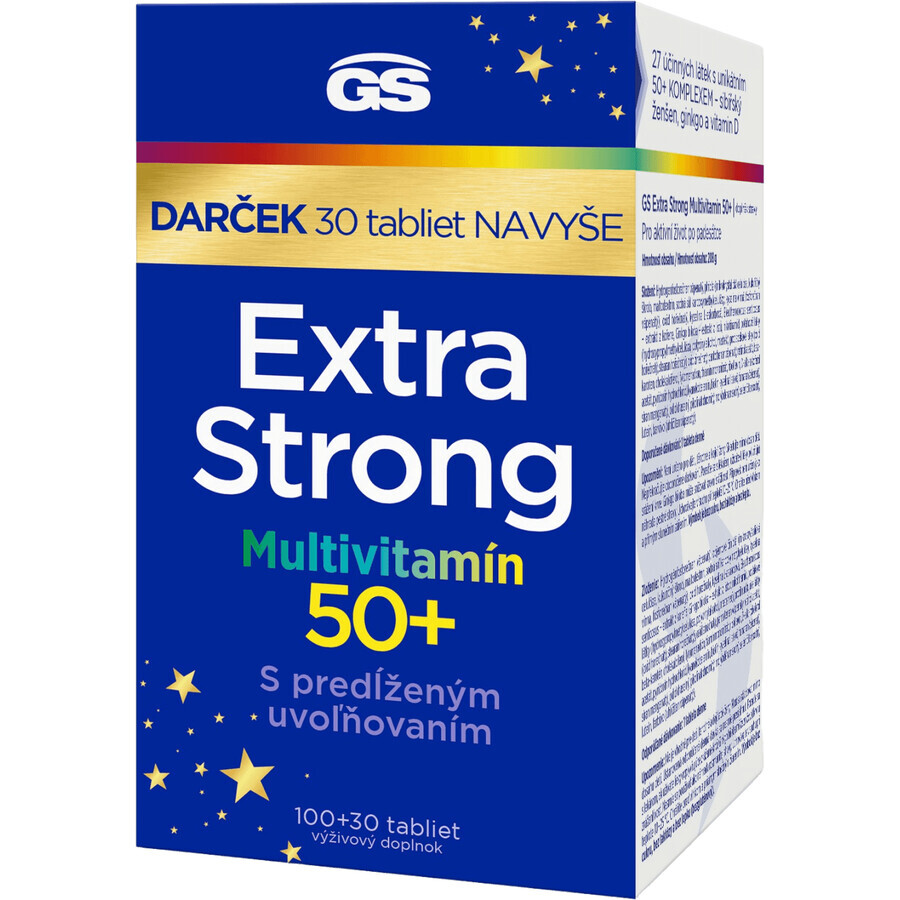 GS Extra Strong Multivitaminico 50+ regalo 2023 100+30 compresse