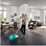 Leifheit Profi Profi Mop + Profi Eimer Set mit Beinpresse mit Rädern 2 Stück