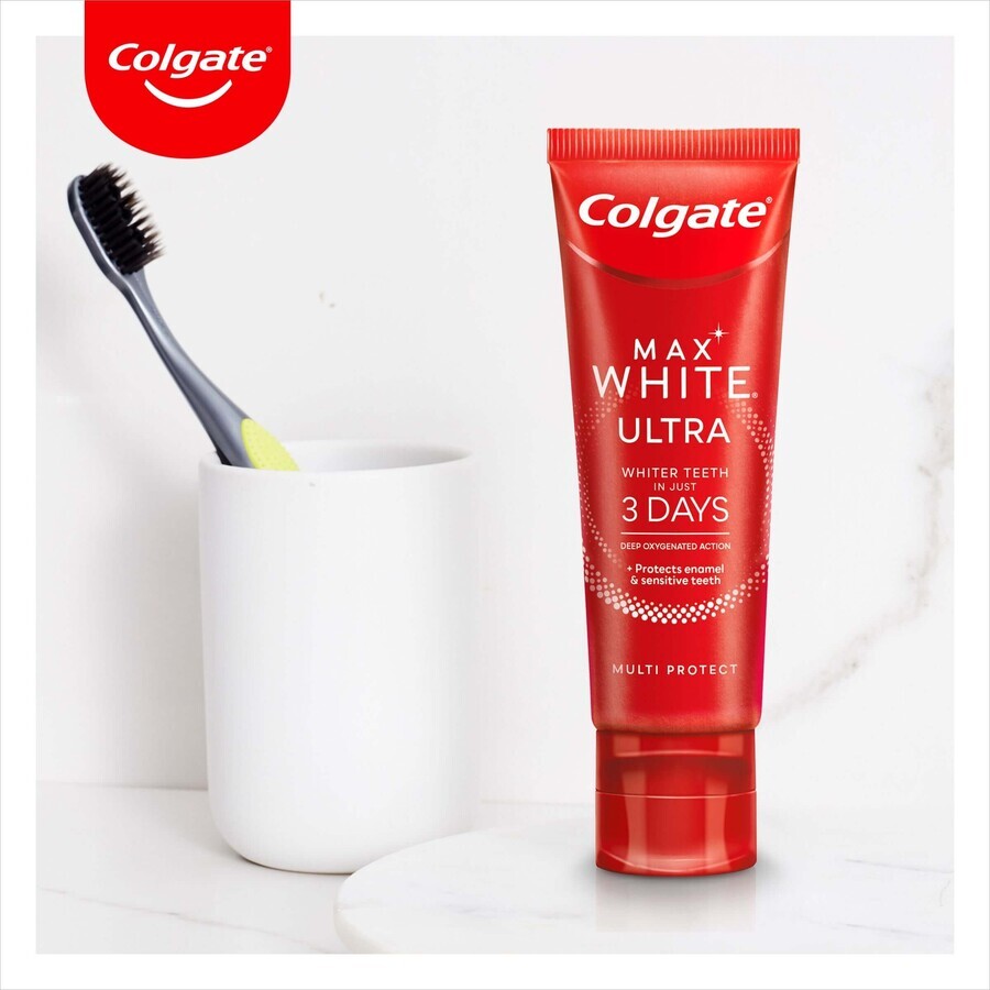 Colgate Max White Ultra Multiprotect Dentifrice blanchissant 50 ml