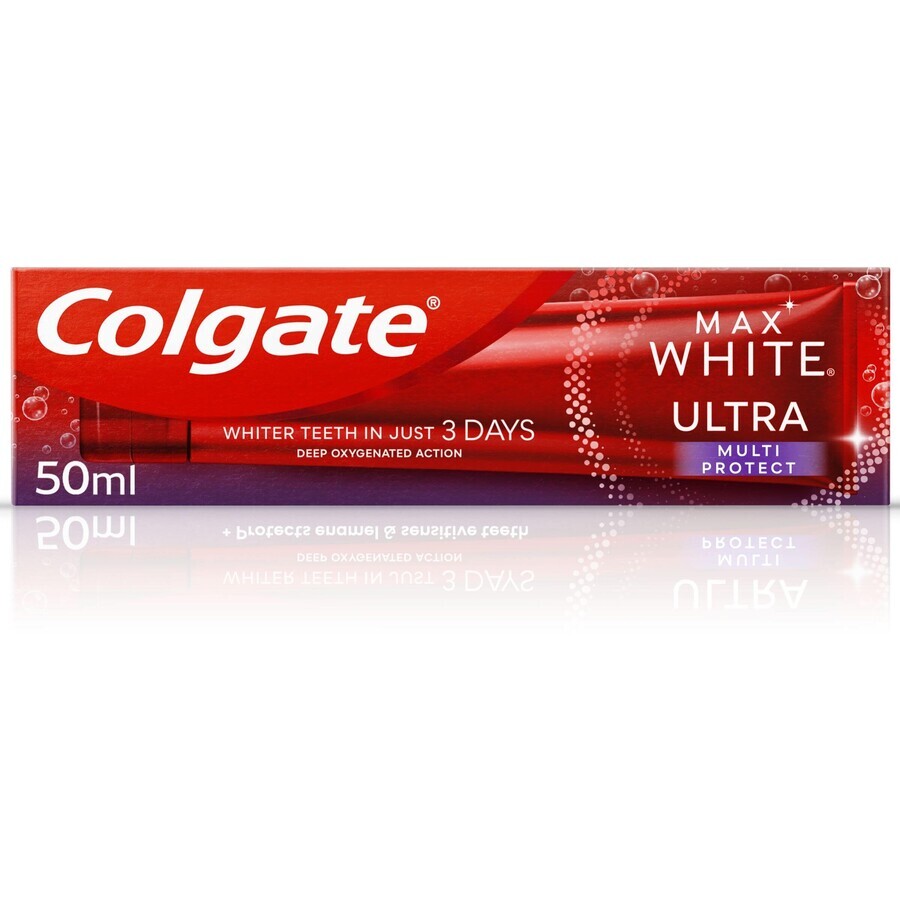 Colgate Max White Ultra Multiprotect Dentifrice blanchissant 50 ml