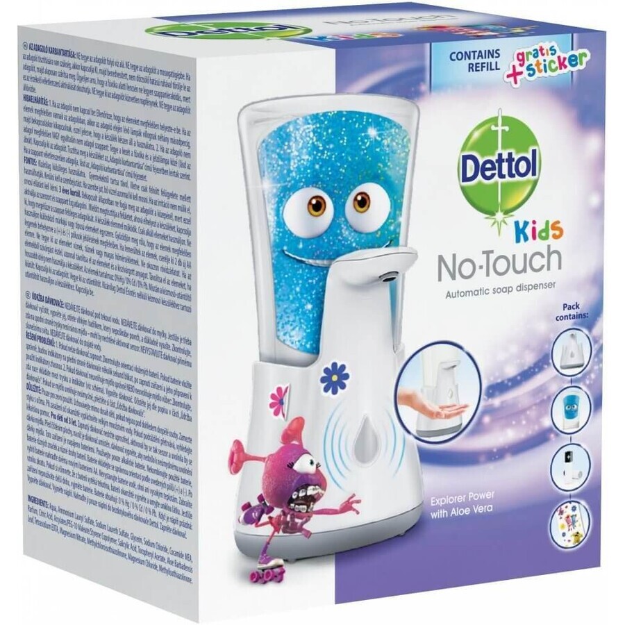 Dettol Kids Dobrodruh 250 ml dispenser di sapone touch-free