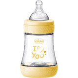 Biberon en silicone Chicco Perfect5, jaune 150 ml