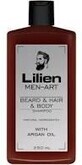 Lilien Men Art White Shampoo per barba, capelli e corpo 250 ml