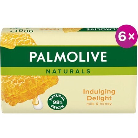 Zeep Palmolive Naturals Melk en Honing 6 x 90 g