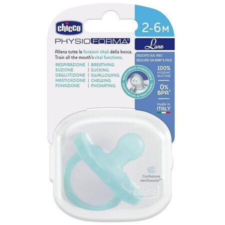 Chicco Physio Luxe 2-6m Sucette 2-6m verte