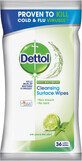 Dettol Salviette antibatteriche al lime e alla menta, 36 pz.