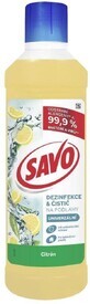 Disinfettante e detergente per pavimenti Savo Lemon 1 litro