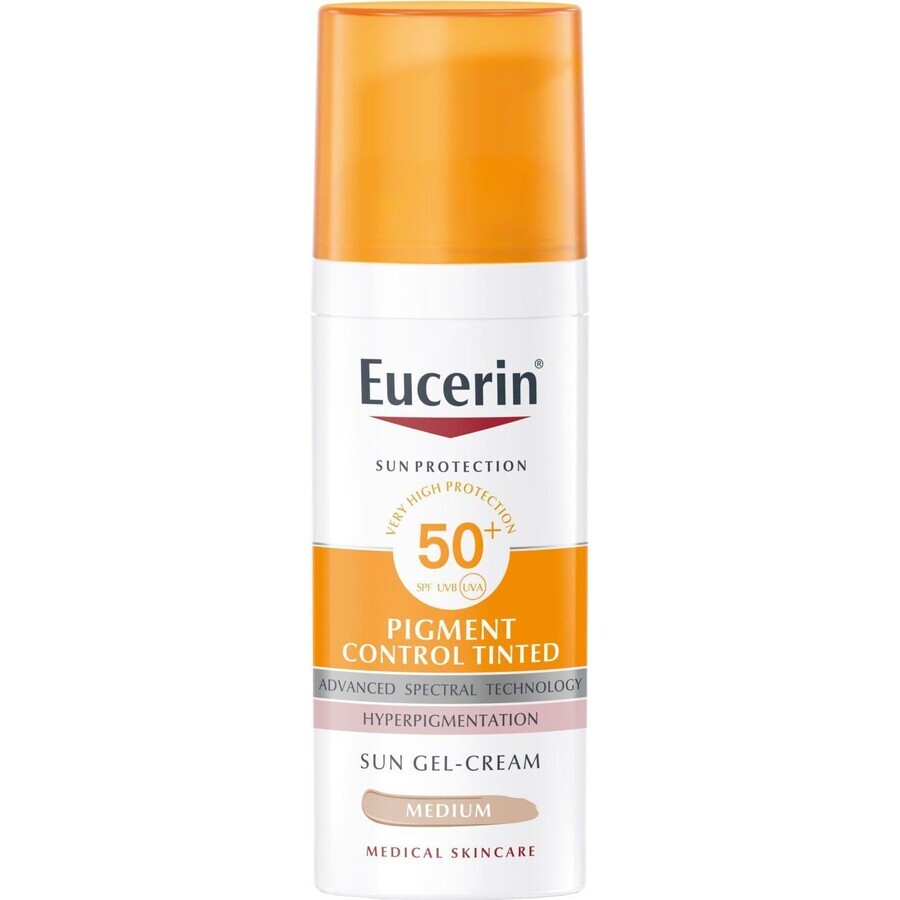 Eucerin PIGMENT CONTROL Depigmenterende Gezichtsbruining Emulsie PIGMENT CONTROL (medium donker) SPF 50+ 50 ml