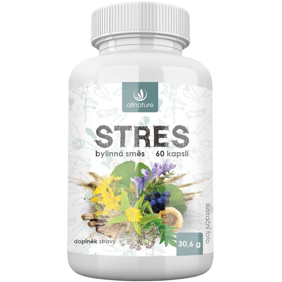 Estratto di erbe Allnature per lo stress 60 capsule