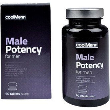 Cobeco comprimés aphrodisiaques CoolMann Male Potency 60 comprimés