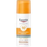 Eucerin Zonbeschermend Gezicht Zonnebrandgel Dry Touch OIL CONTROL (medium donker) SPF 50+ 50 ml