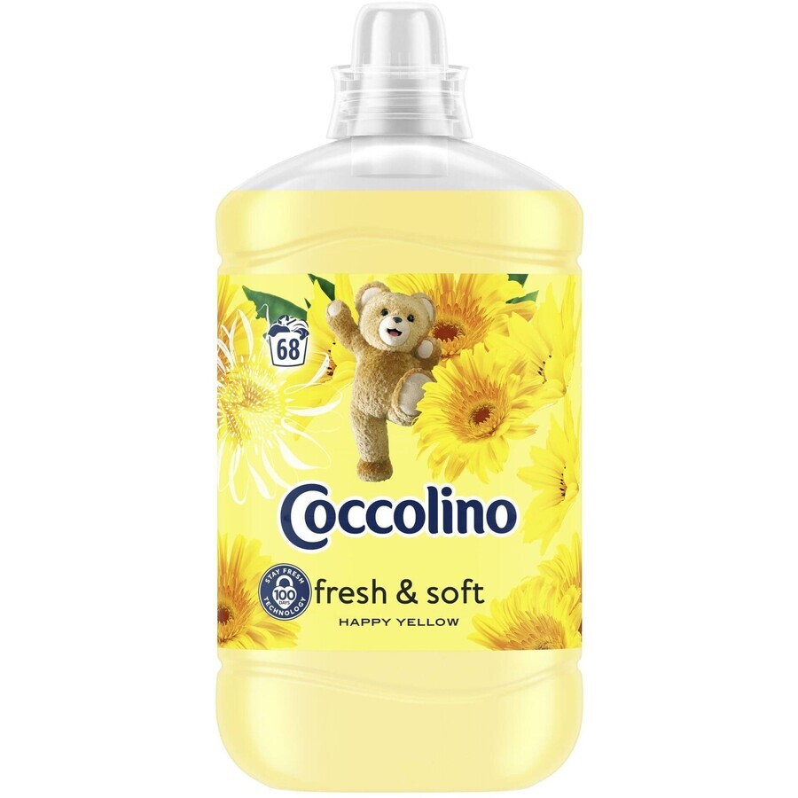 Acondicionador para ropa Coccolino Happy amarillo 1,7 l