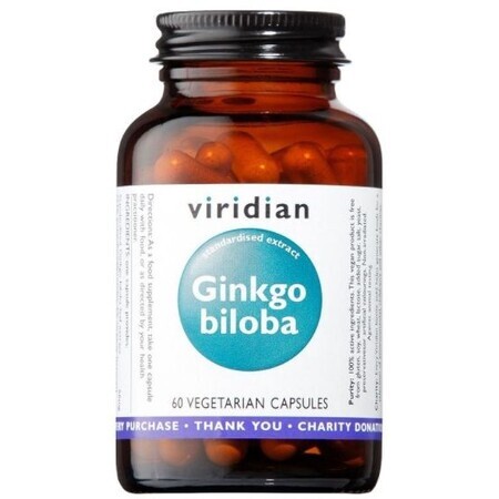 Viridian Ginkgo Biloba 60 Kapseln