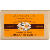 Erboristica Solid soap with Tahitian monoi extract and coconut oil 125 g