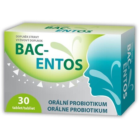 Bac-entos probiotic oral 30 comprimate