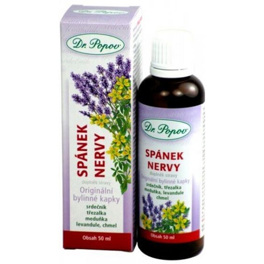 Dr Popov Gocce di erbe per il sonno 50 ml