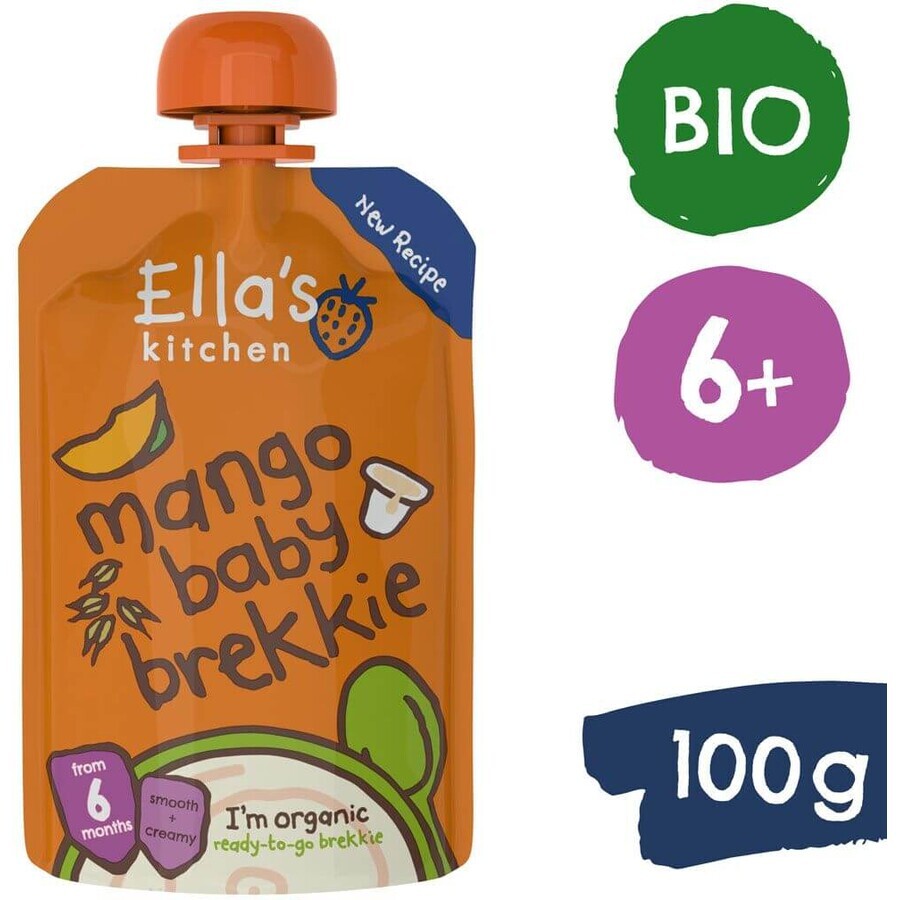 Ella's Kitchen Organic breakfast with mango and yogurt 100 g