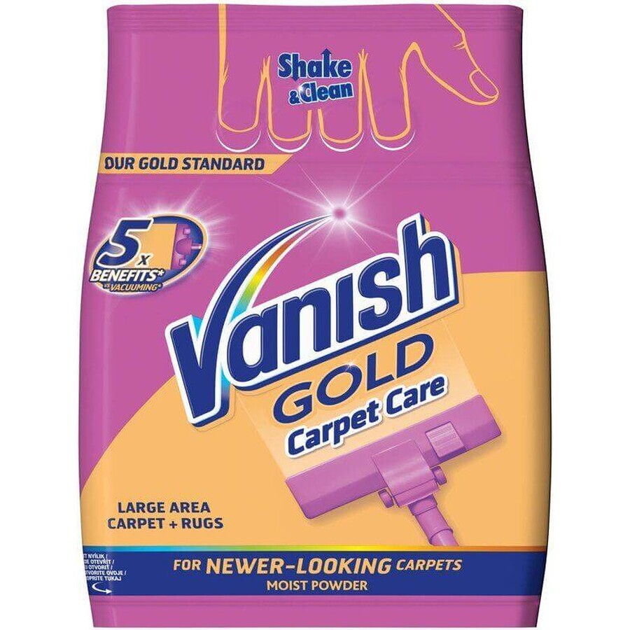 Vanish Gold Shake and Clean poudre de nettoyage pour tapis 650 g