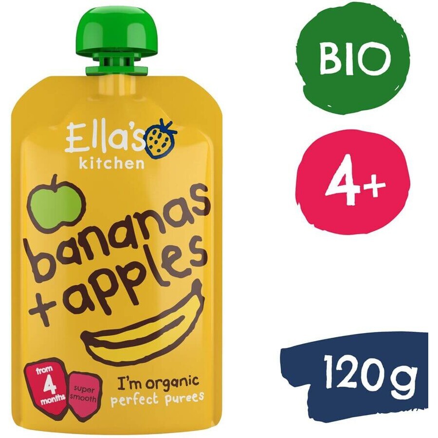 Ella's Kitchen Organic Apple and Banana 120 g