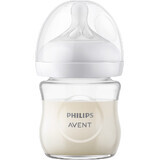 Philips Avent Natural Response Biberón de cristal 120 ml, 0m+