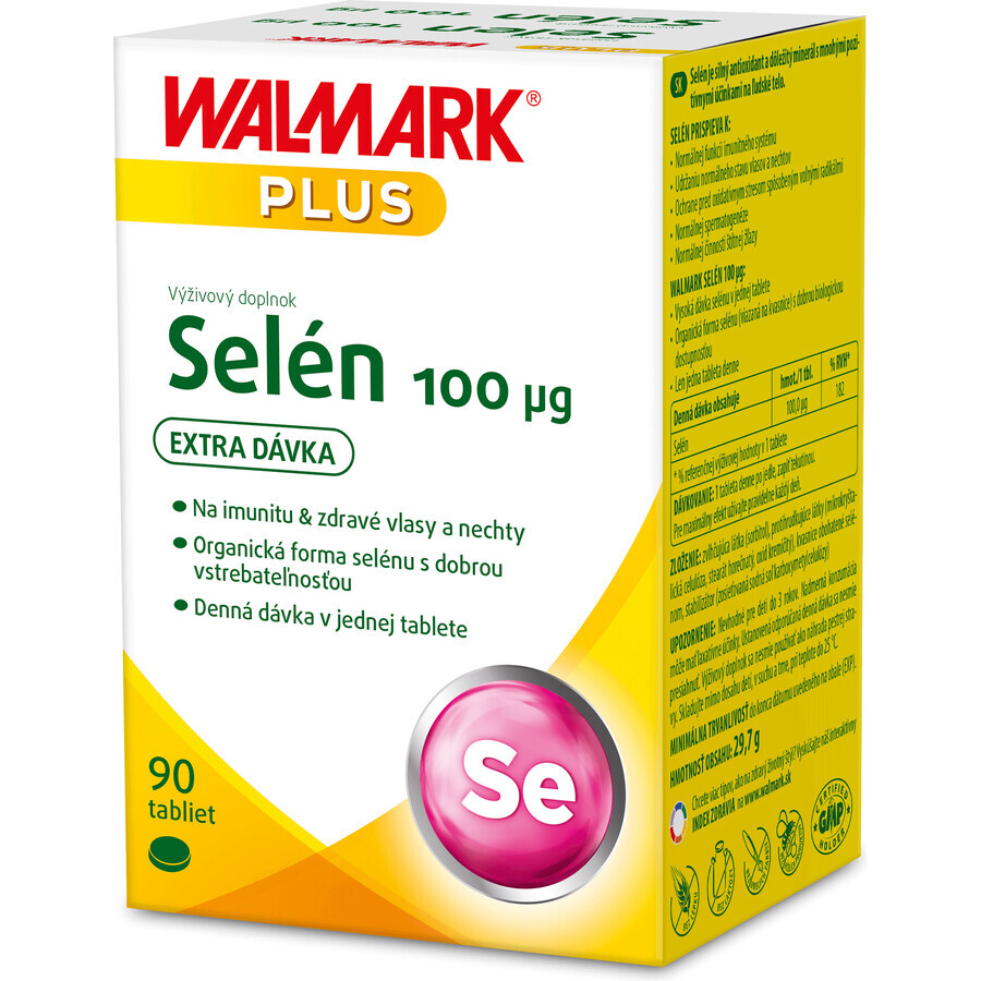 Walmark Selenio 100 µg 90 comprimidos