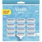 Gillette Venus Smooth testine di ricambio 12 pezzi